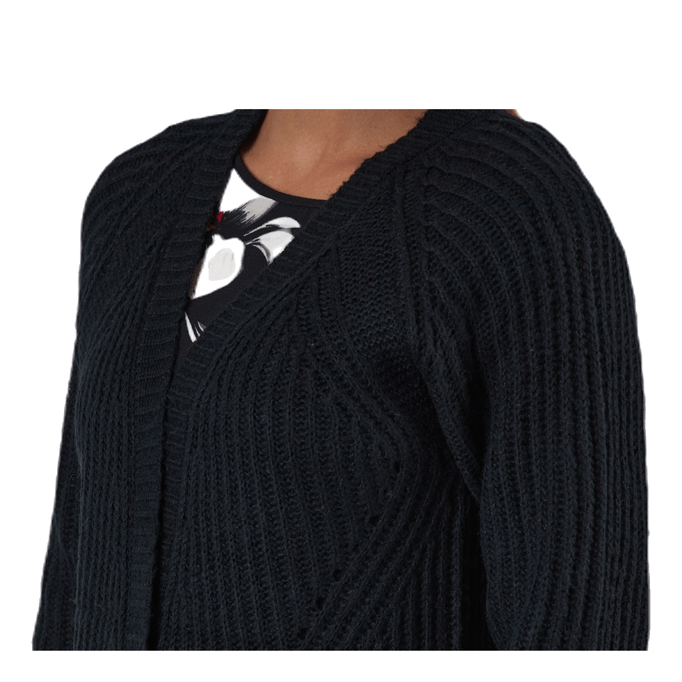 Bernice L/S Cardigan Knt Black