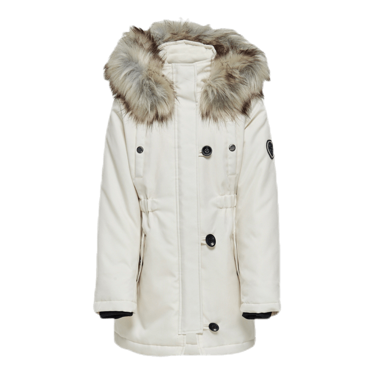 Iris Fur Parka White