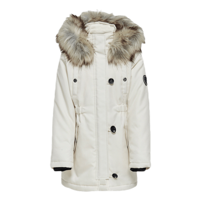 Iris Fur Parka White