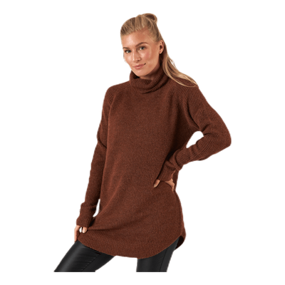 Ellen Ls Long  Knit Brown