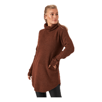 Ellen Ls Long  Knit Brown