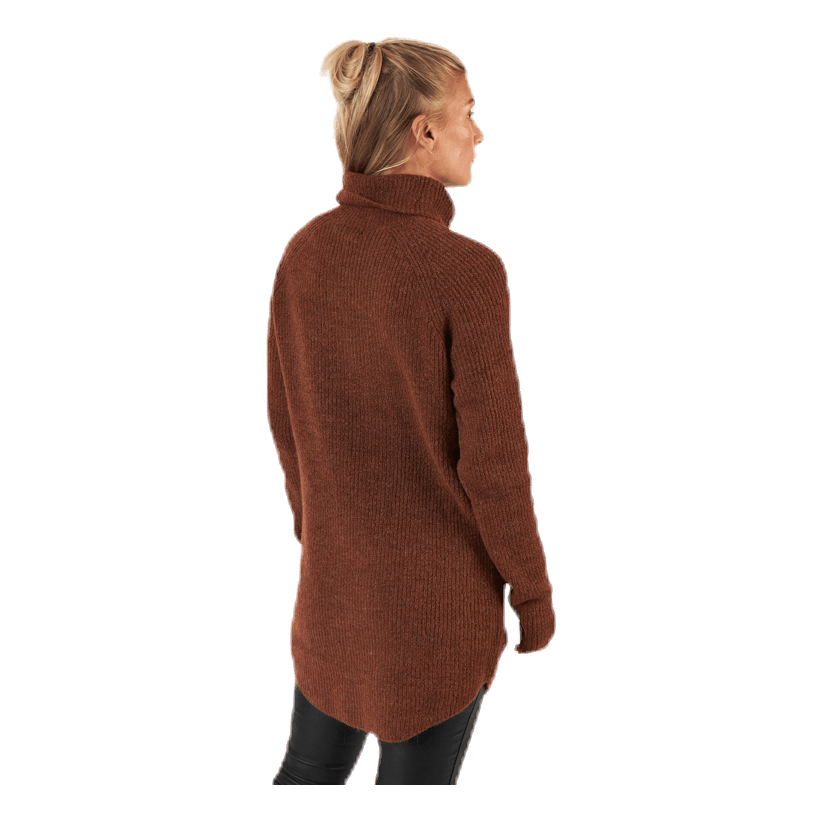 Ellen Ls Long  Knit Brown