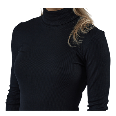 Birdie Ls Rollneck Bc Black