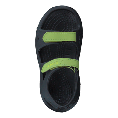 Swiftwater River Sandal Kids Black / Volt Green