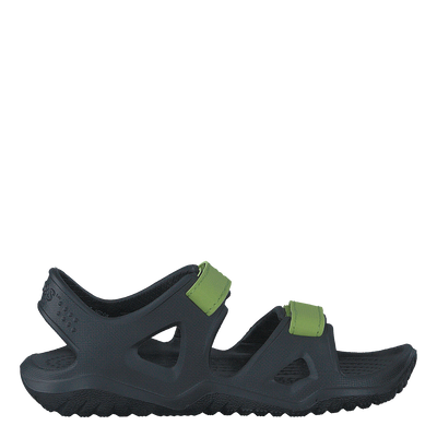 Swiftwater River Sandal Kids Black / Volt Green