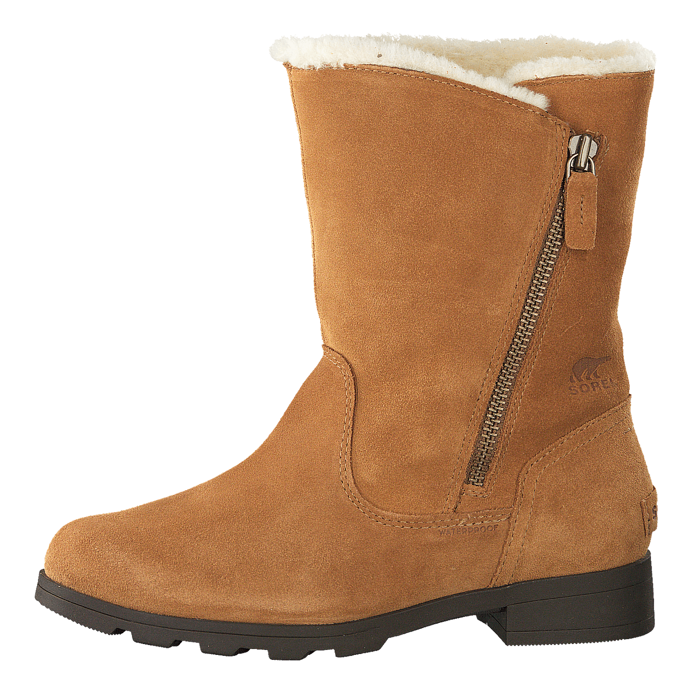 Youth Emelie Foldover Camel Brown, Natural