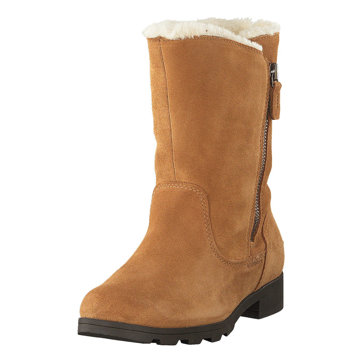 Youth Emelie Foldover Camel Brown, Natural