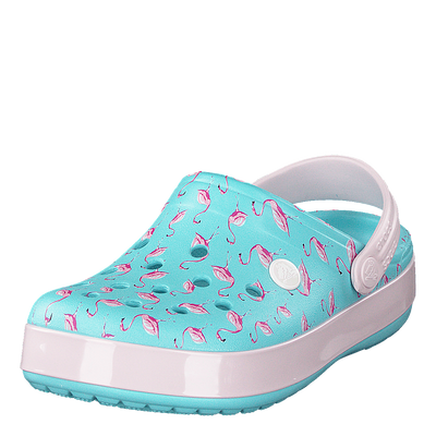 Crocband Multigraphic Clog K Ice Blue