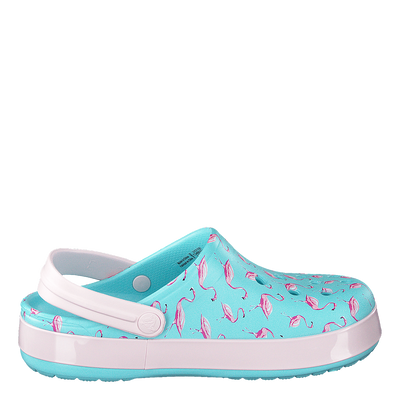 Crocband Multigraphic Clog K Ice Blue