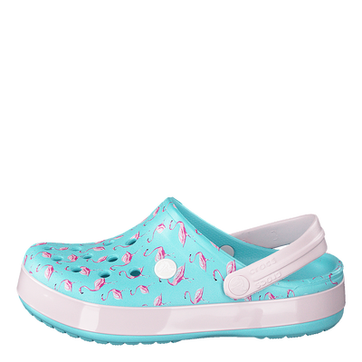 Crocband Multigraphic Clog K Ice Blue