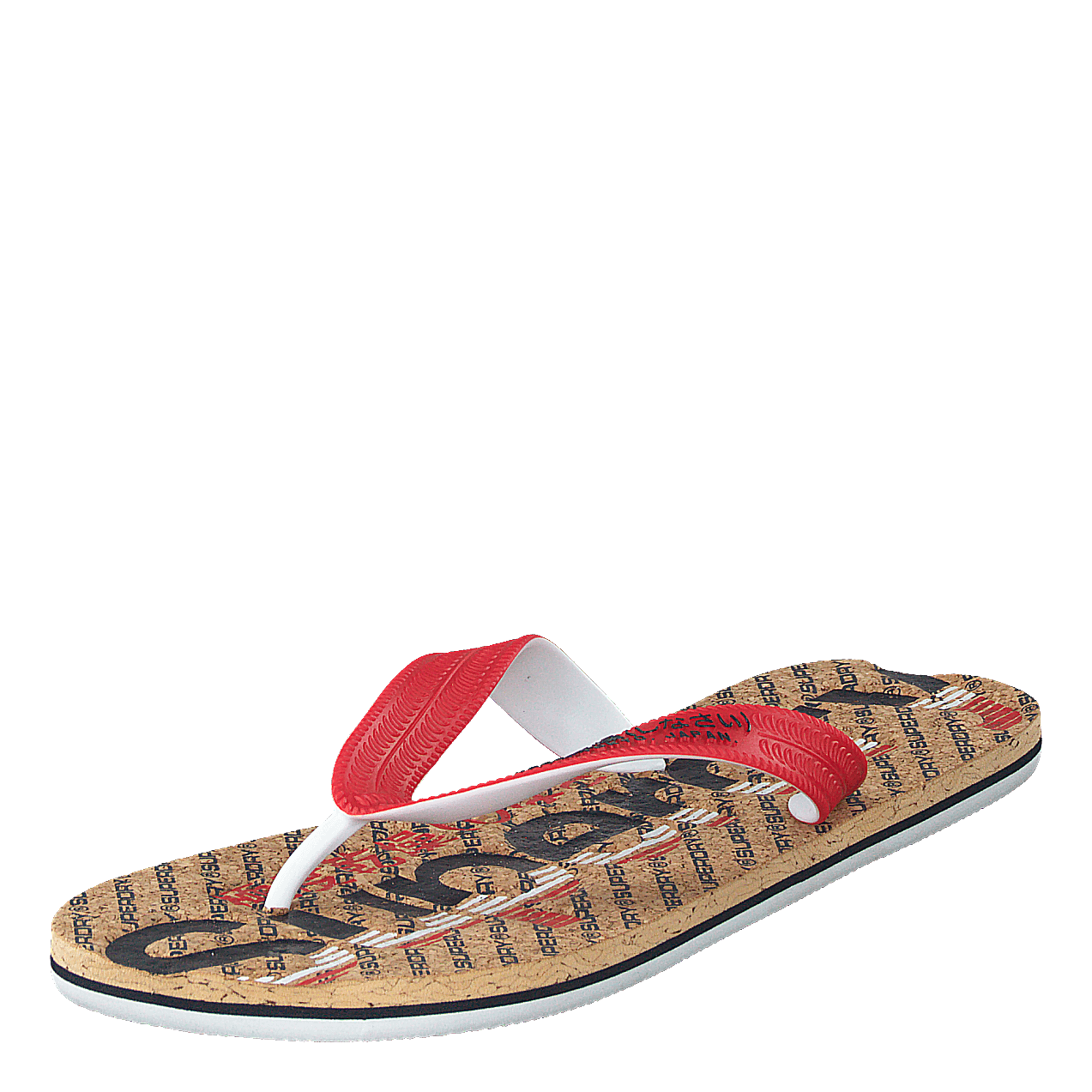 Cork Colour Pop Flip Flop Navy/true Red/cork