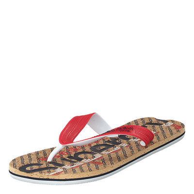 Cork Colour Pop Flip Flop Navy/true Red/cork