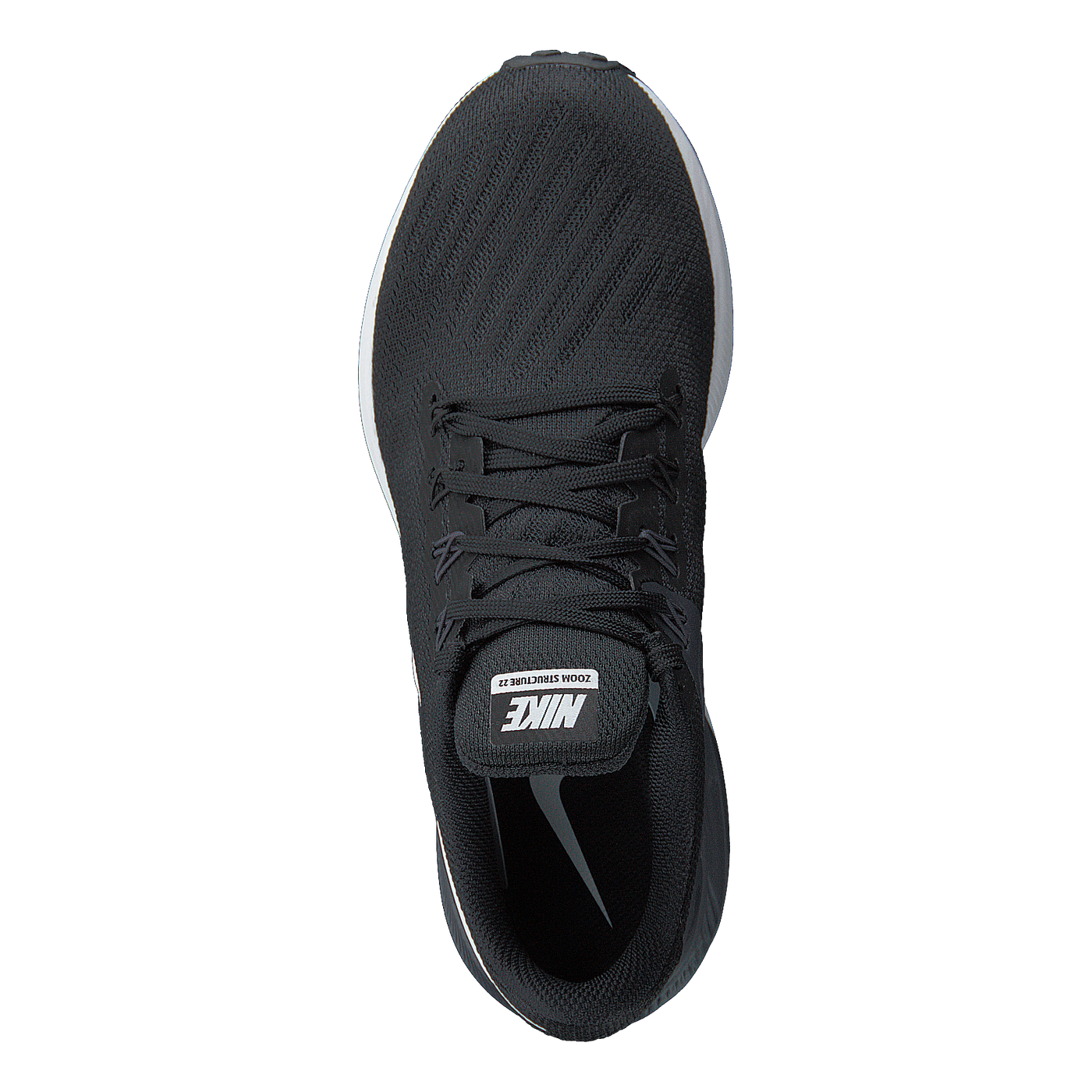 Men's Air Zoom Structure 22 Black/white-gridiron