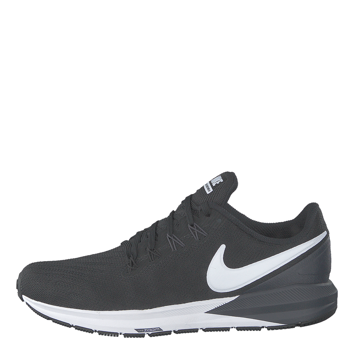 Men's Air Zoom Structure 22 Black/white-gridiron