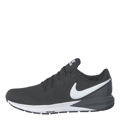 Men's Air Zoom Structure 22 Black/white-gridiron