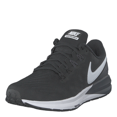 Men's Air Zoom Structure 22 Black/white-gridiron