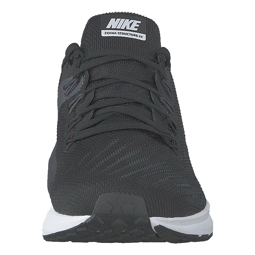 Men's Air Zoom Structure 22 Black/white-gridiron