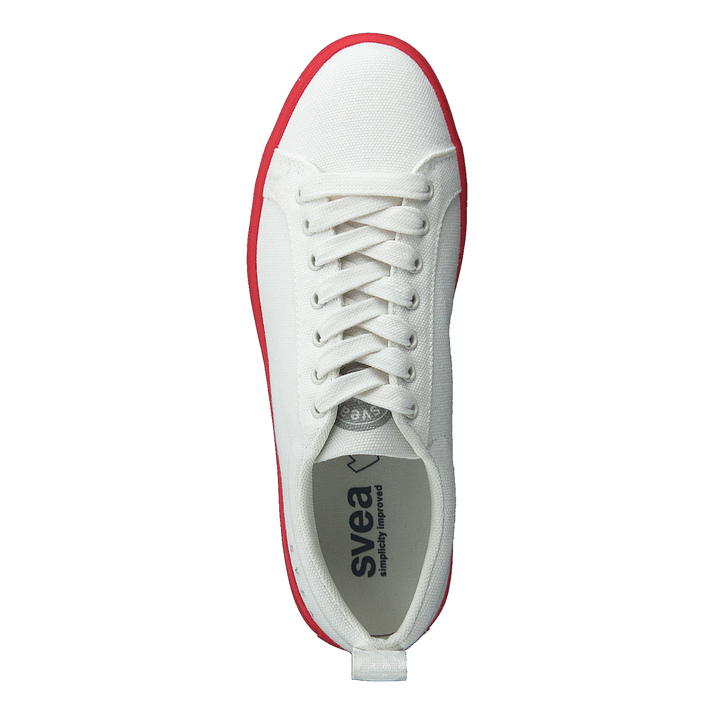 Arlo Three Antique White, Red Outsole