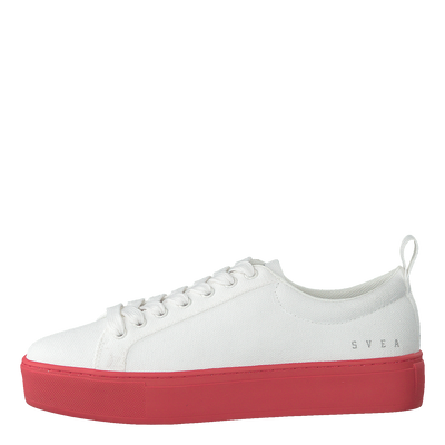 Arlo Three Antique White, Red Outsole