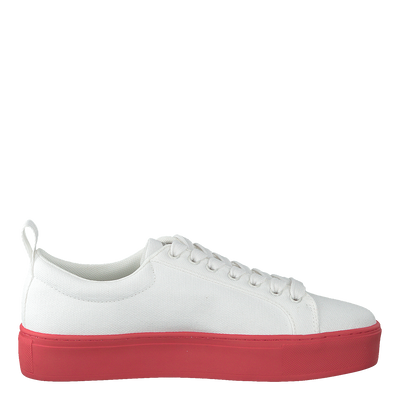 Arlo Three Antique White, Red Outsole