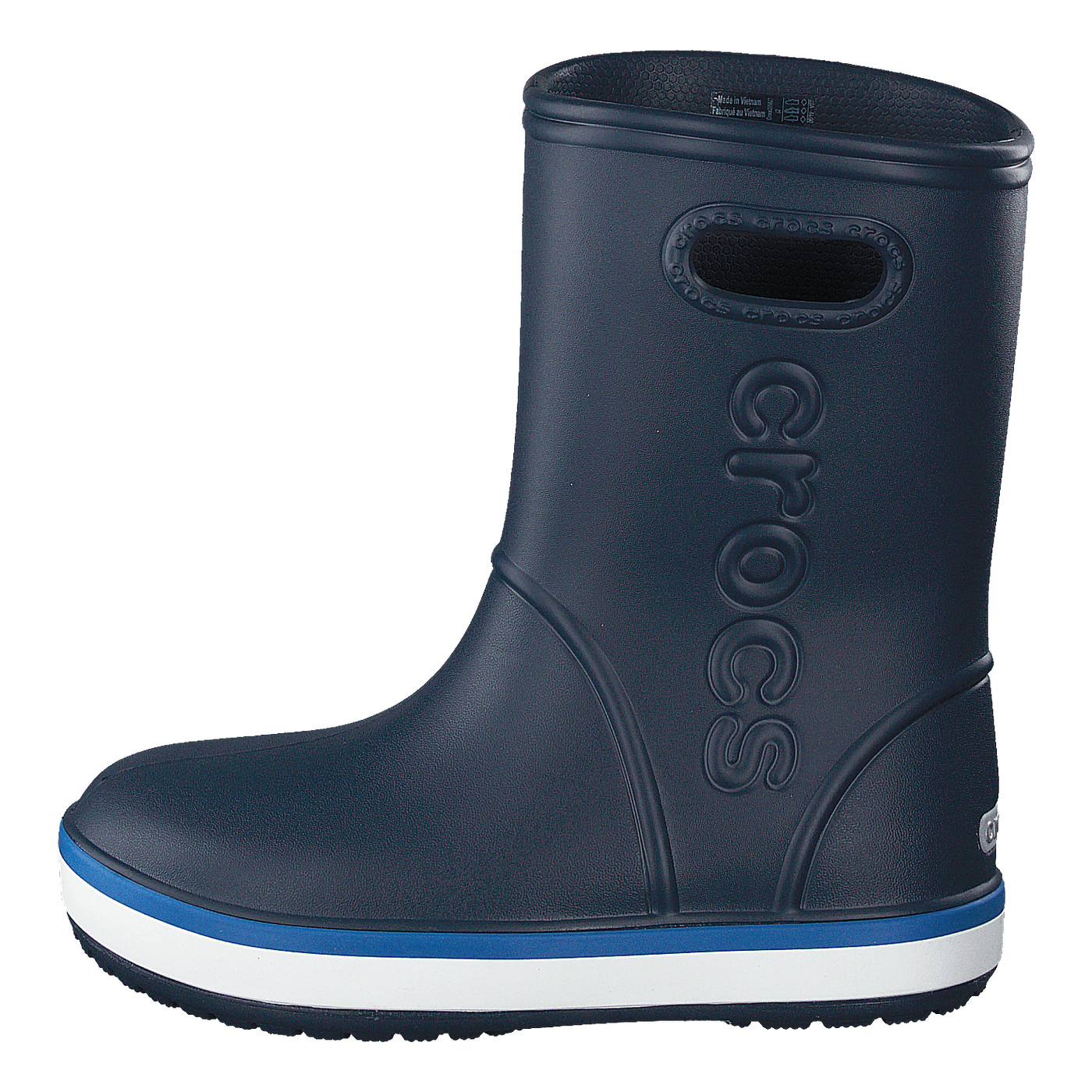 Crocband Rain Boot K Navy/Bright Cobalt