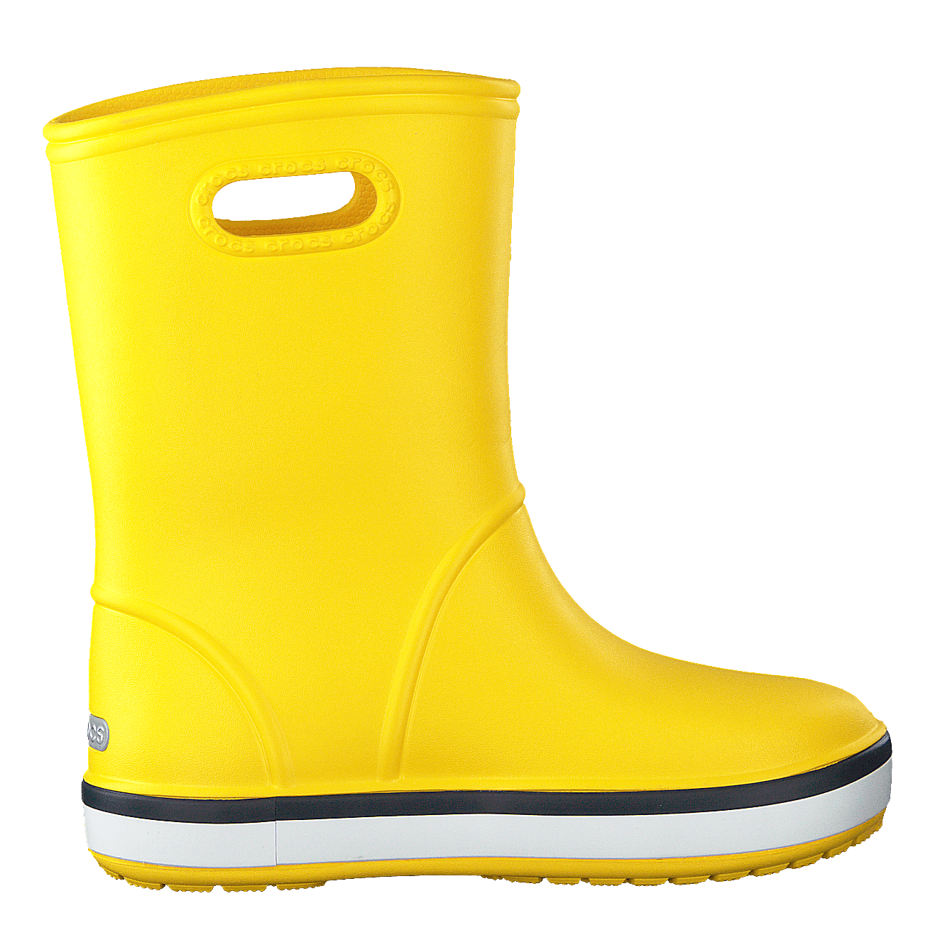 Crocband Rain Boot K Yellow/navy