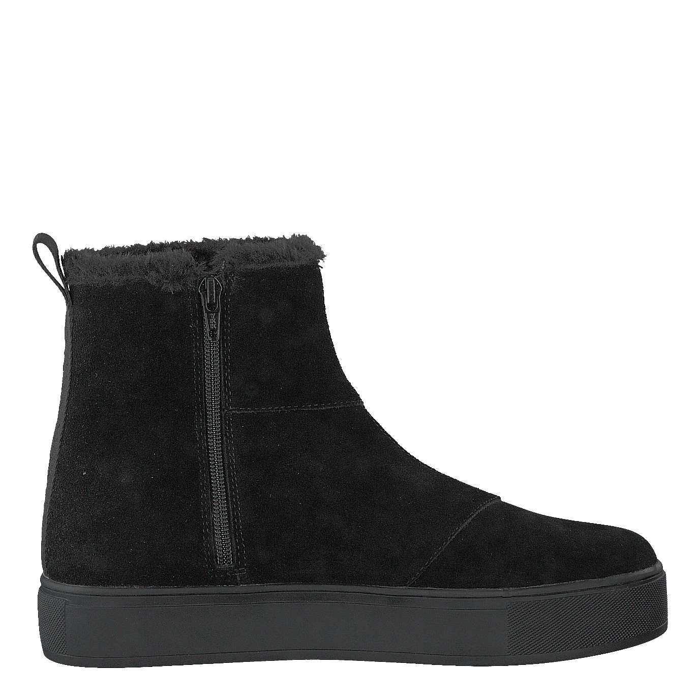 Suede Pile Boot Black