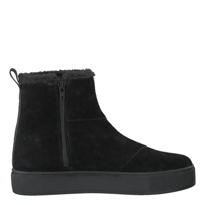 Suede Pile Boot Black