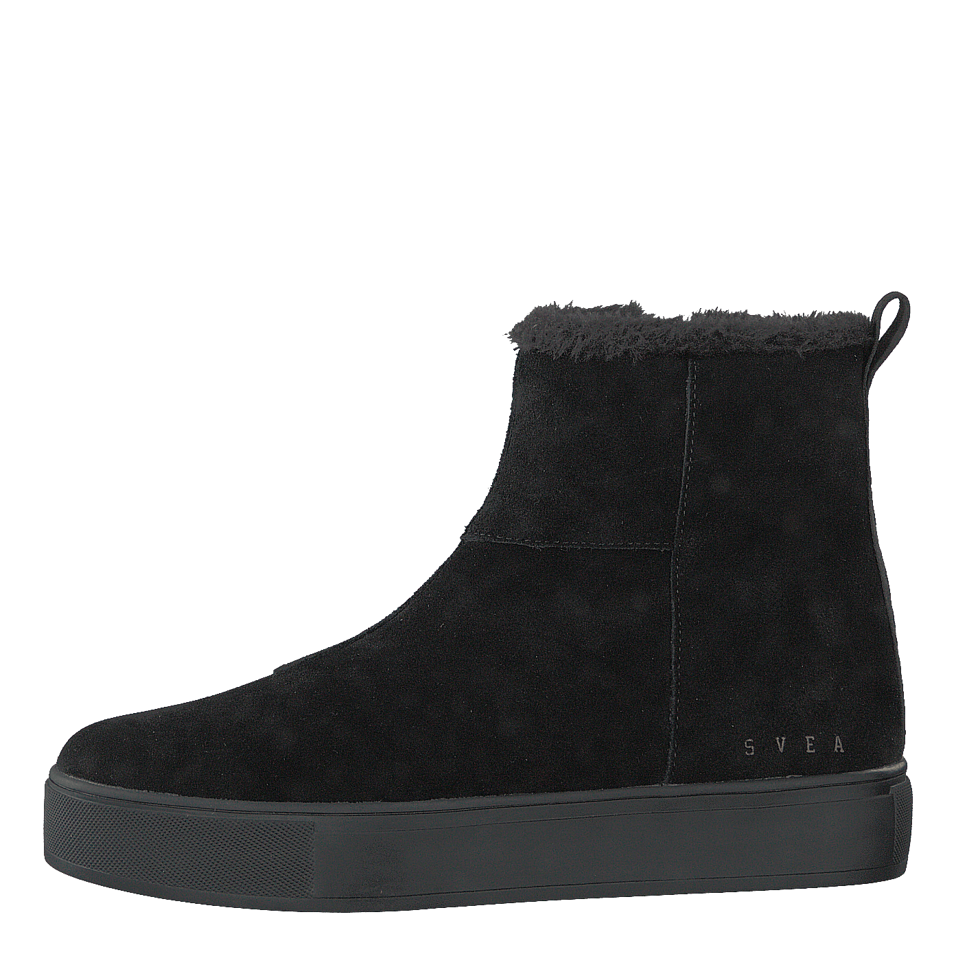 Suede Pile Boot Black