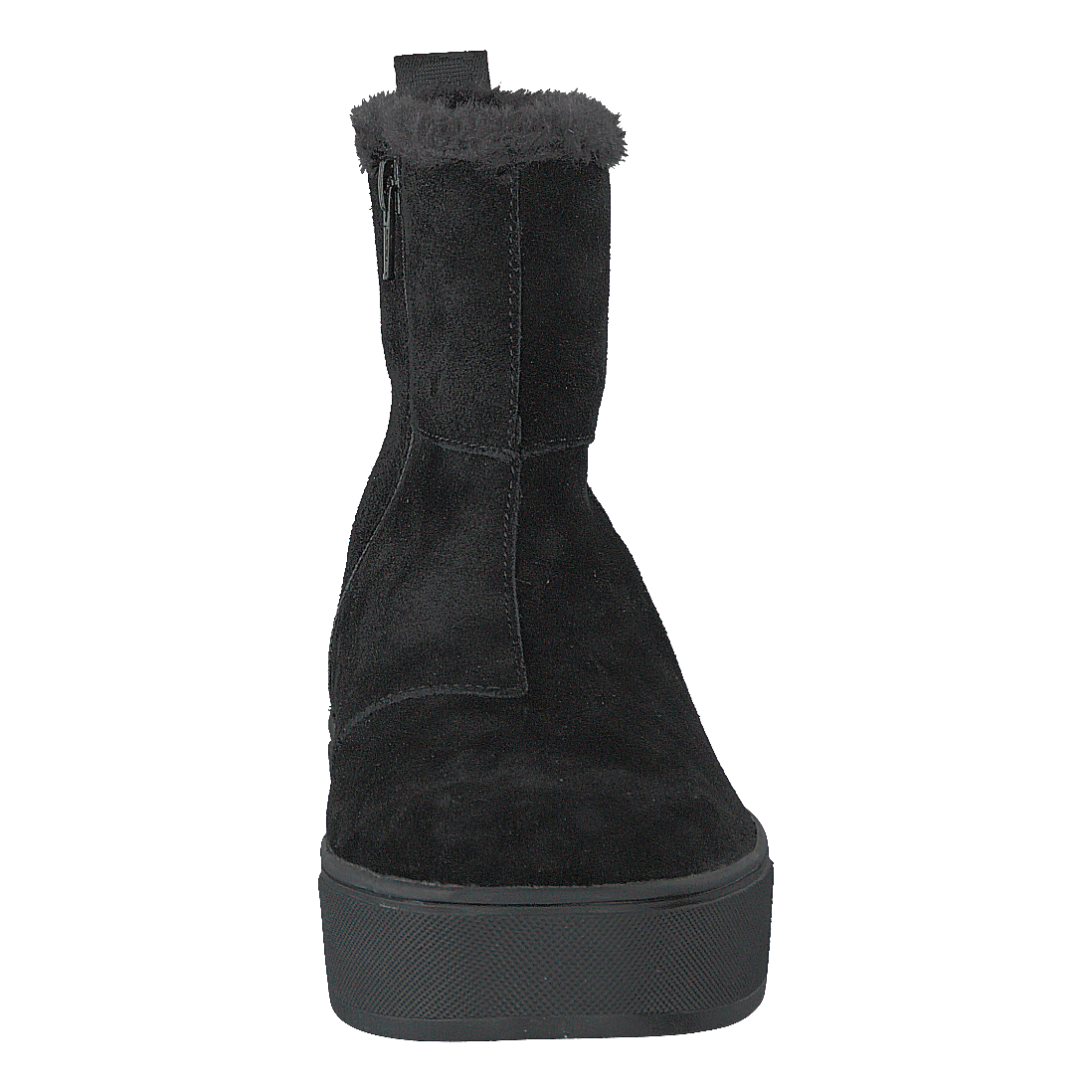 Suede Pile Boot Black