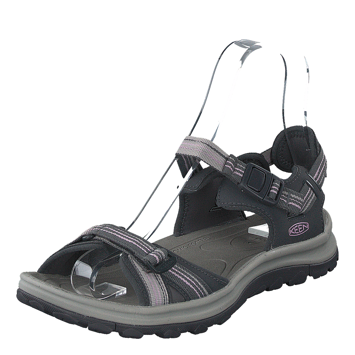 Terradora Ii Open Toe Sandal Dark Grey/dawn Pink