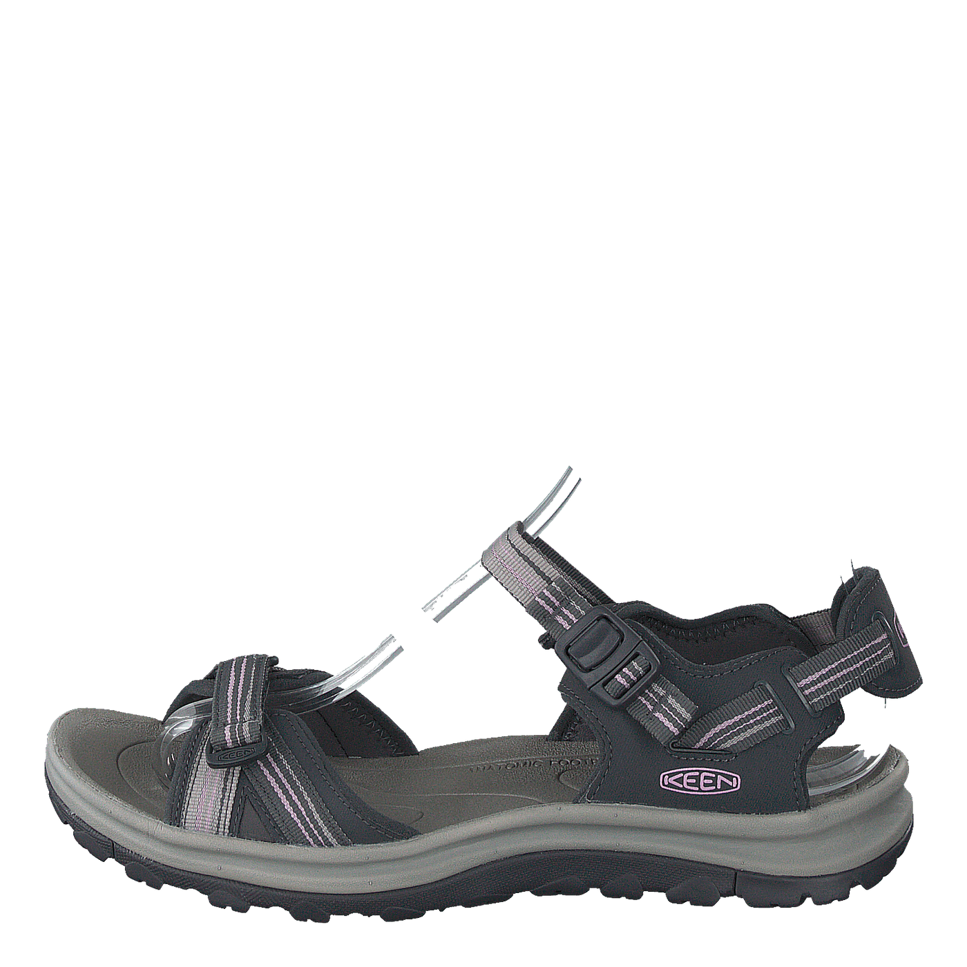 Terradora Ii Open Toe Sandal Dark Grey/dawn Pink