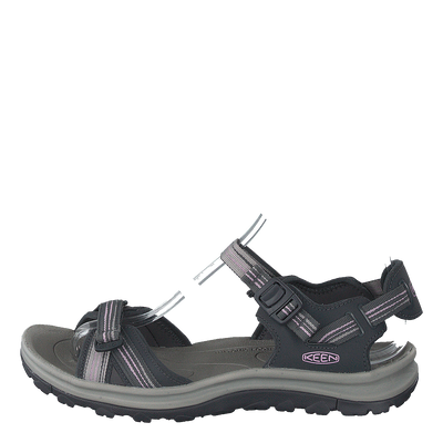 Terradora Ii Open Toe Sandal Dark Grey/dawn Pink