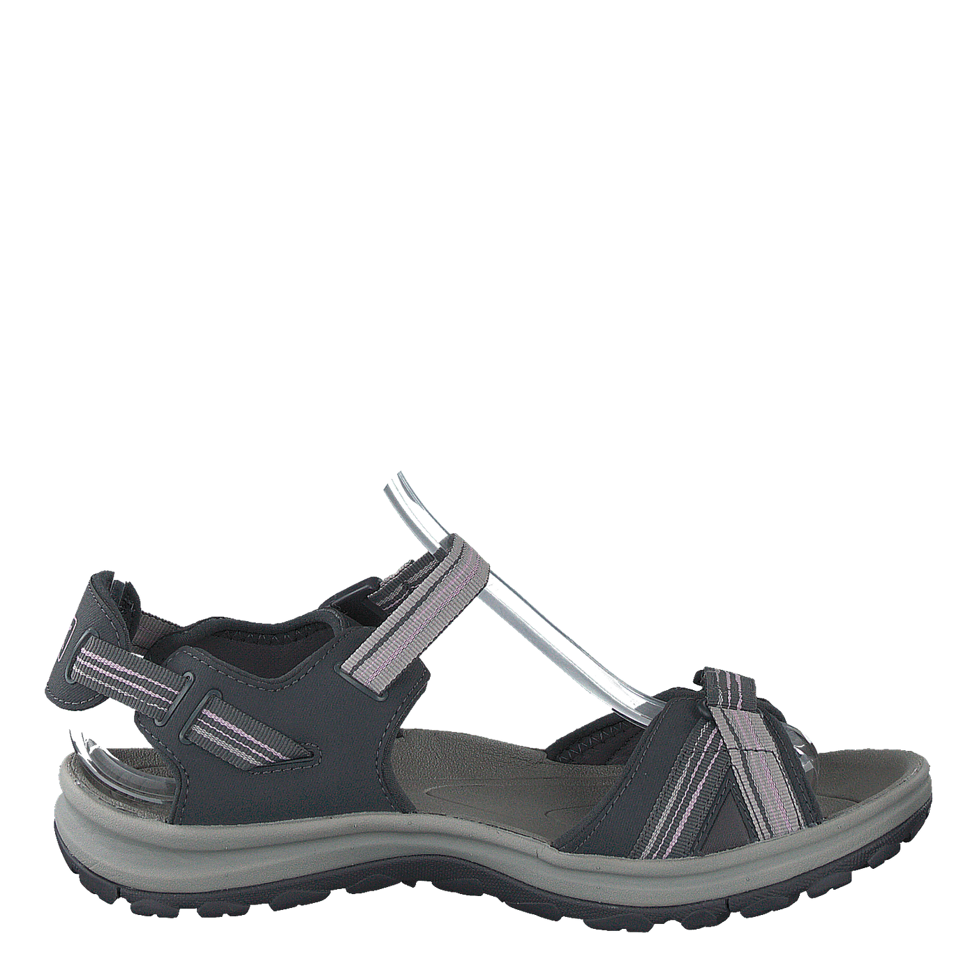 Terradora Ii Open Toe Sandal Dark Grey/dawn Pink