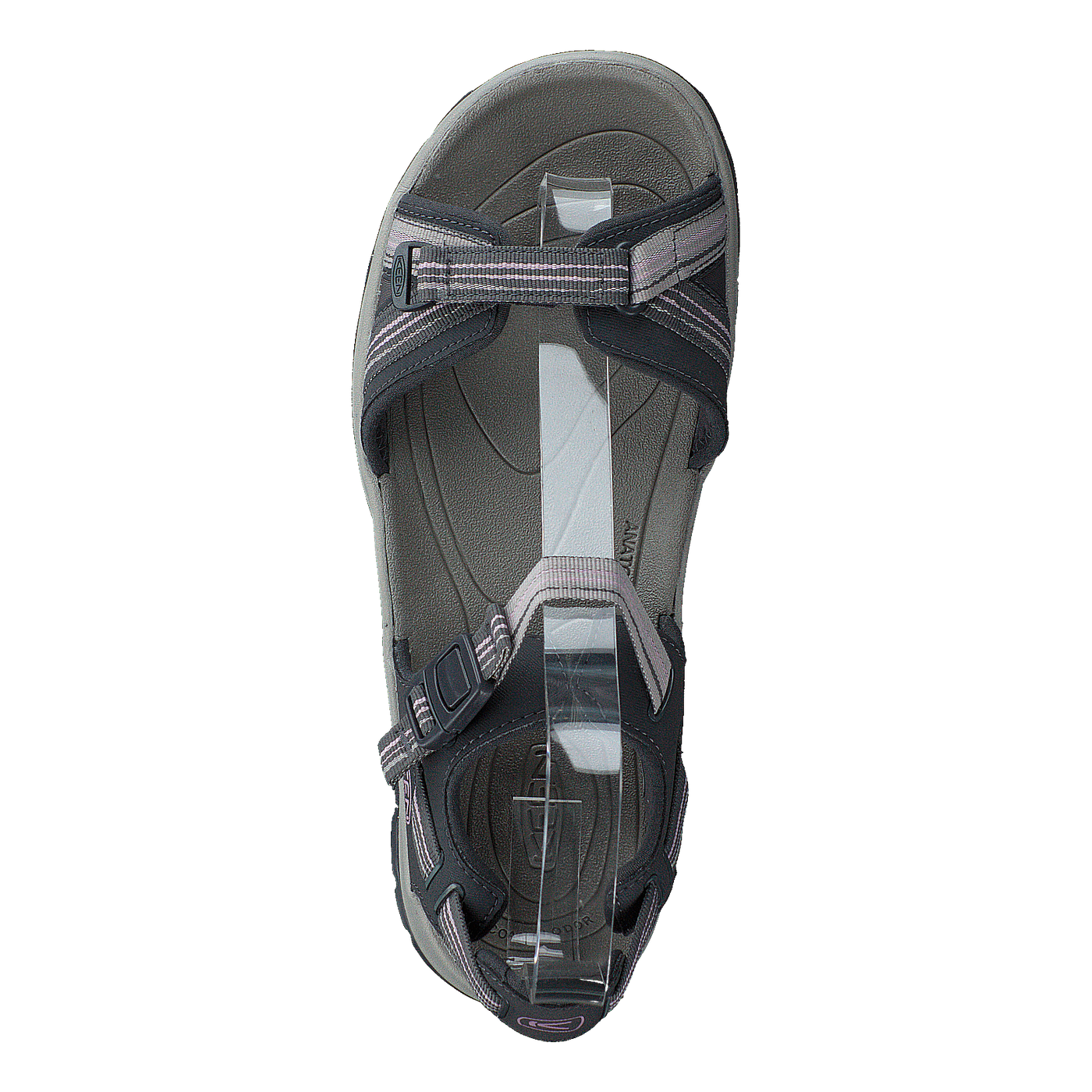 Terradora Ii Open Toe Sandal Dark Grey/dawn Pink