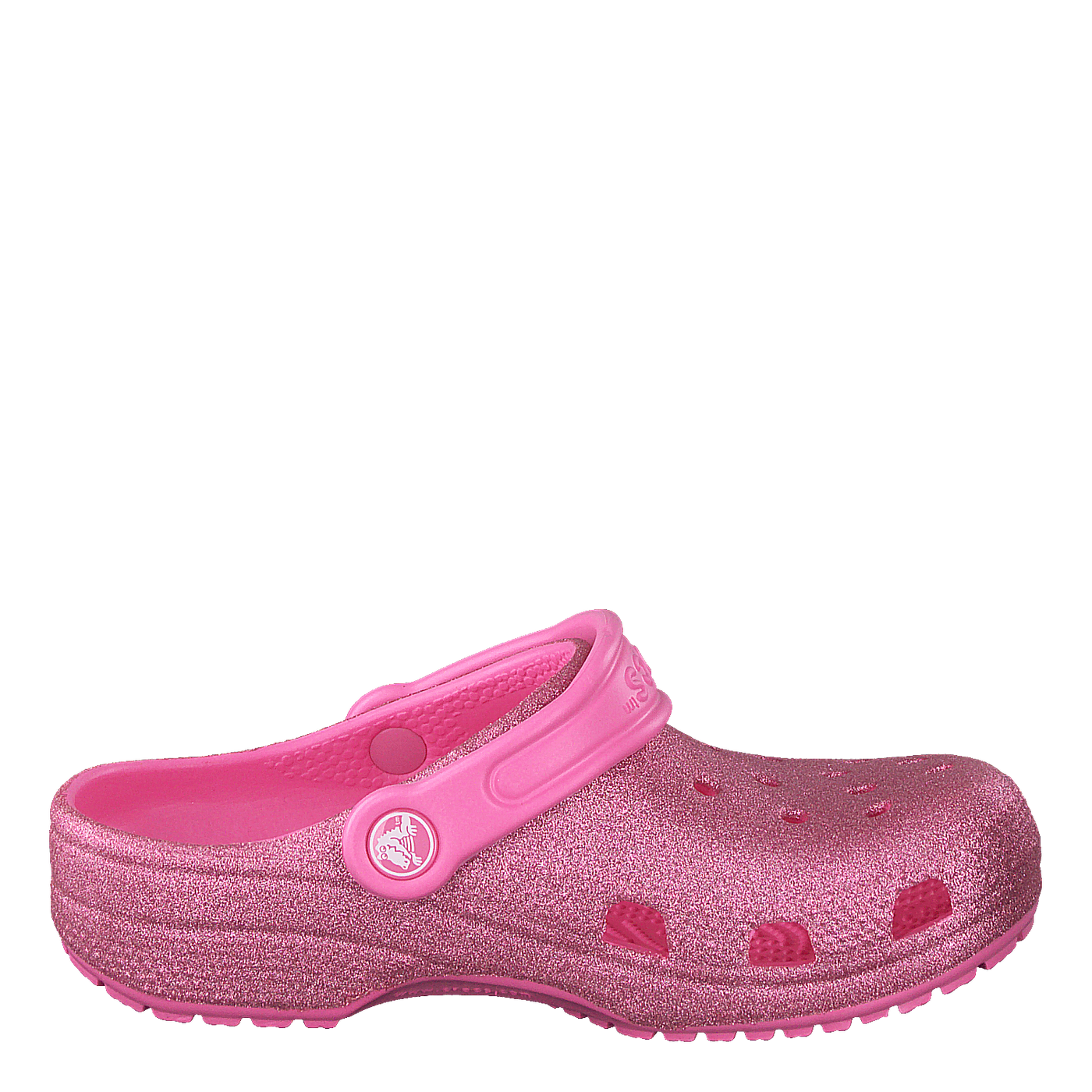 Classic Glitter Clog Kids Pink Lemonade