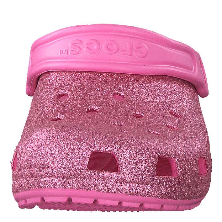 Classic Glitter Clog Kids Pink Lemonade