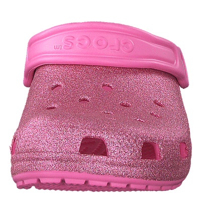 Classic Glitter Clog Kids Pink Lemonade