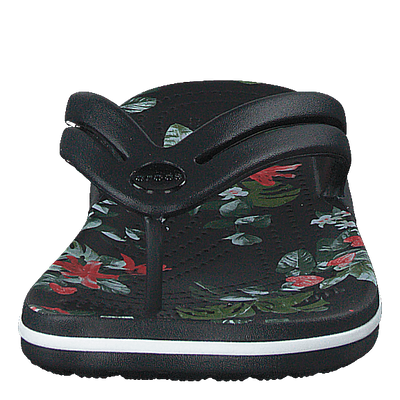 Crocband Botanical Print Flp W Black/tropical