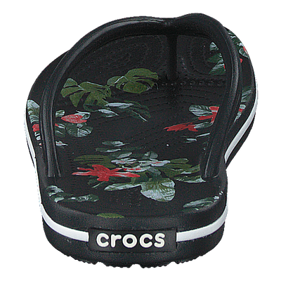 Crocband Botanical Print Flp W Black/tropical