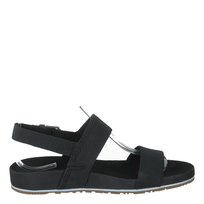 Malibu Waves 2 Band Sandal Black