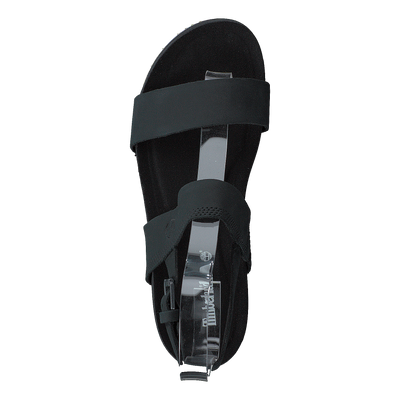 Malibu Waves 2 Band Sandal Black