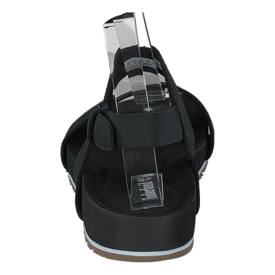 Malibu Waves 2 Band Sandal Black