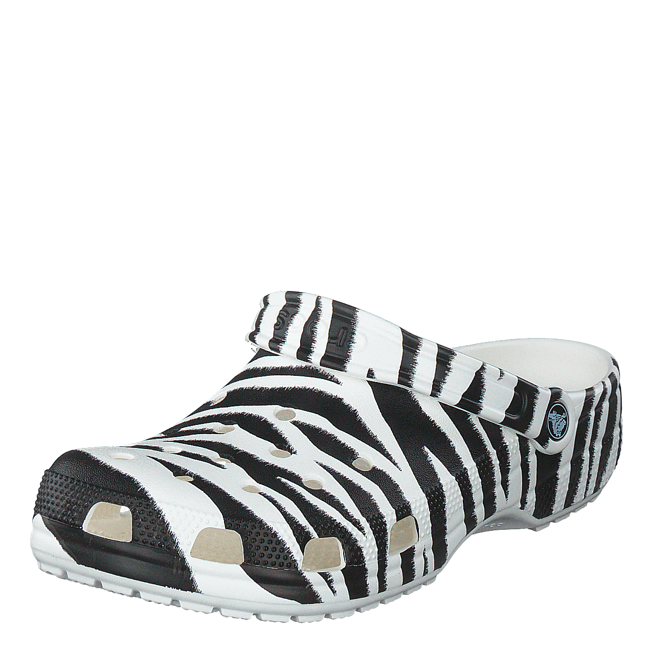 Classic Animal Print Clog White/zebra Print