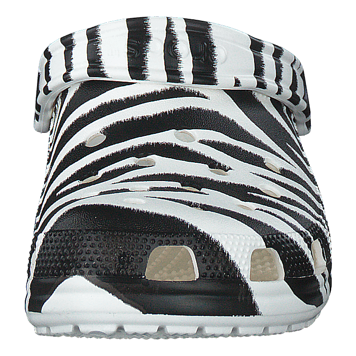 Classic Animal Print Clog White/zebra Print