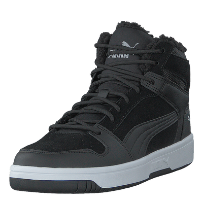 Puma Rebound Layup Fur Sd Jr Puma Black-puma White