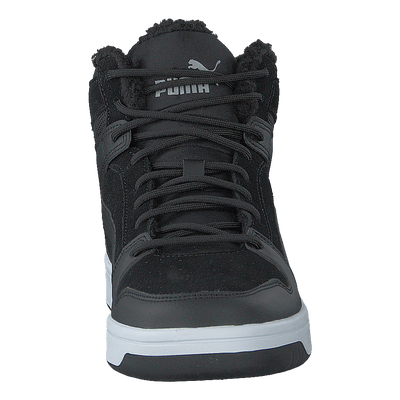 Puma Rebound Layup Fur Sd Jr Puma Black-puma White