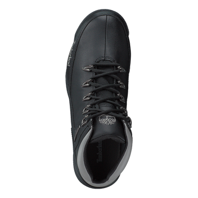 Euro Rock Hiker Black Full Grain