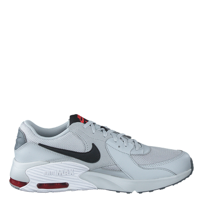 Air Max Excee Gs Grey Fog/white/track Red/black