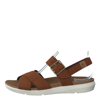 Wilesport Lthr Sandal Rust Nubuck